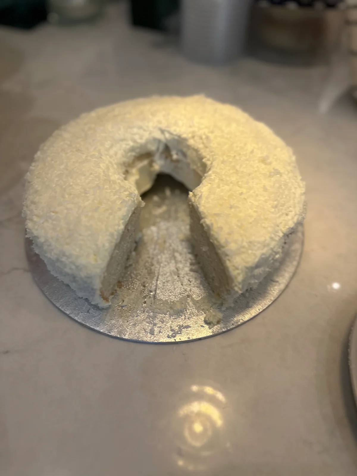 White Coconut Cake - Nut-free flour - Image 5