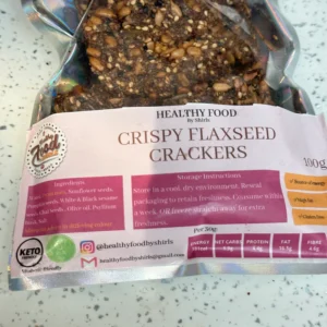 Crispy Flaxseed Seeded Crackers